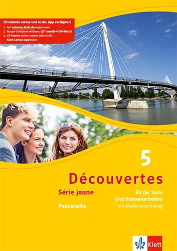 Immagine prodotto Découvertes Série jaune 5. Fit für Tests und Klassenarbeiten. Arbeitsheft mit Lösungen und Audio-CD (Francese, Tedesco, Casa editrice Ernst Klett, 2016)
