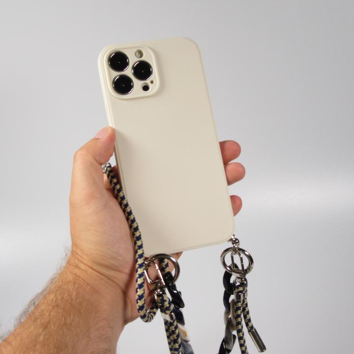 Image du produit PhoneLook Coque Gel silicone avec corde collier & chaîne de pierre décorative (Apple iPhone 13 Pro Max)