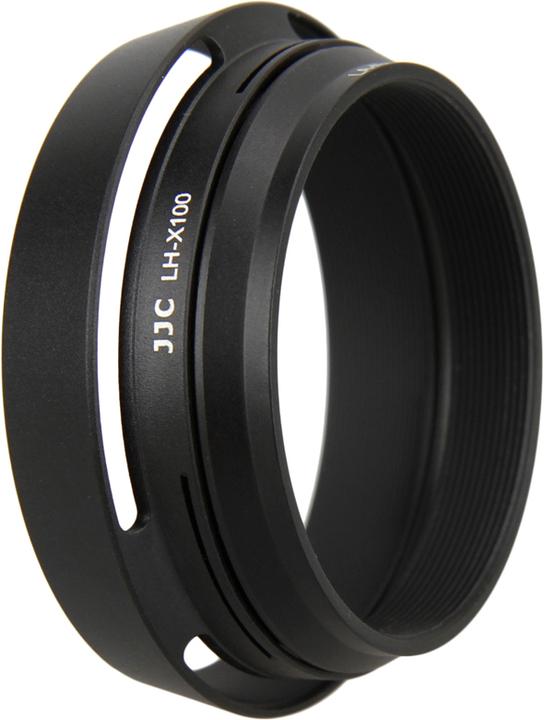 Actual product image JJC LH JX100 Fuji Zonnekap Zwart