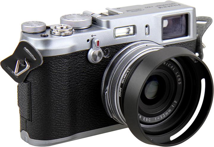 Actual product image JJC LH JX100 Fuji Zonnekap Zwart