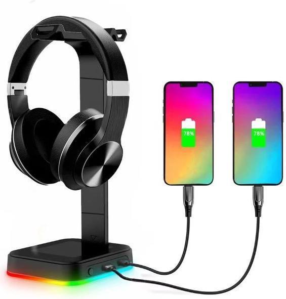 Produktbild MU Classic Gaming Headset Halterung mit RGB Beleuchtung
