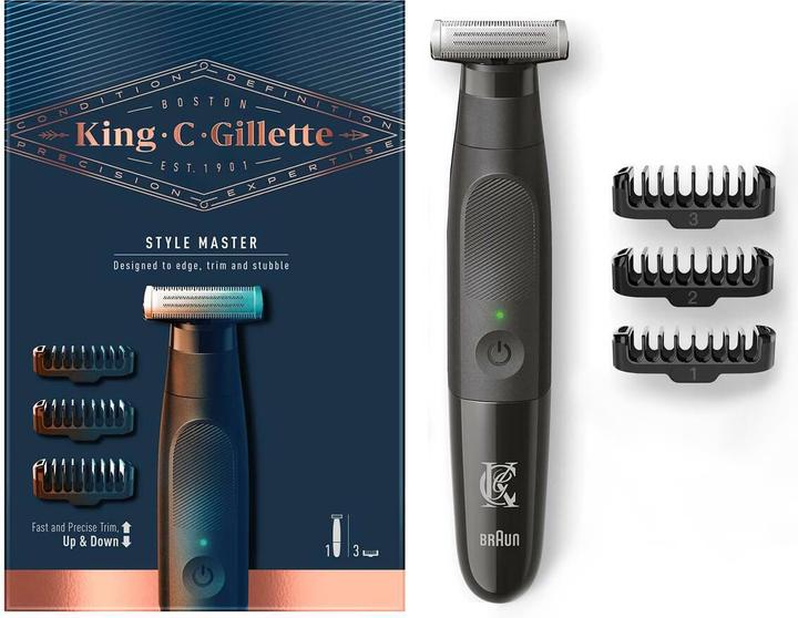 Immagine prodotto Gillette King C, Trimmer + Sovrapposizioni, 3 pezzi