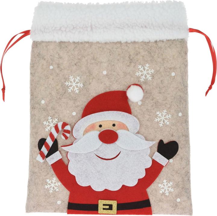 Image du produit Koopman Sac en feutre Personnage de Noël (Pochette cadeau, 1 x)