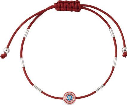 Image du produit Disney Bracelet textile rouge Captain America Marvel BS00064RNRL.CS (11.50 cm)