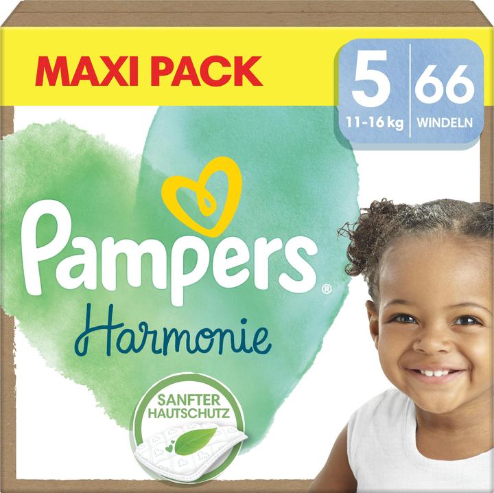 Actual product image Pampers Harmony (Size 5, Half month box, 66 Piece)