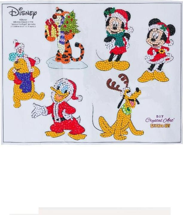 Produktbild Craft Buddy Disney Weihnachtsfreunde, 21x27cm Crystal Art Sticker Set
