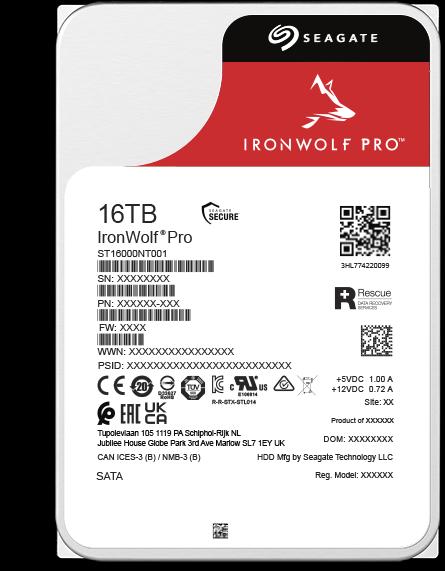 Produktbild Seagate IronWolf Pro (16 TB, 3.5", CMR)