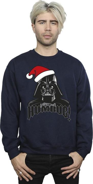 Actual product image Star Wars Mens Episode IV: A New Hope Darth Vader Humbug Sweatshirt (XL)