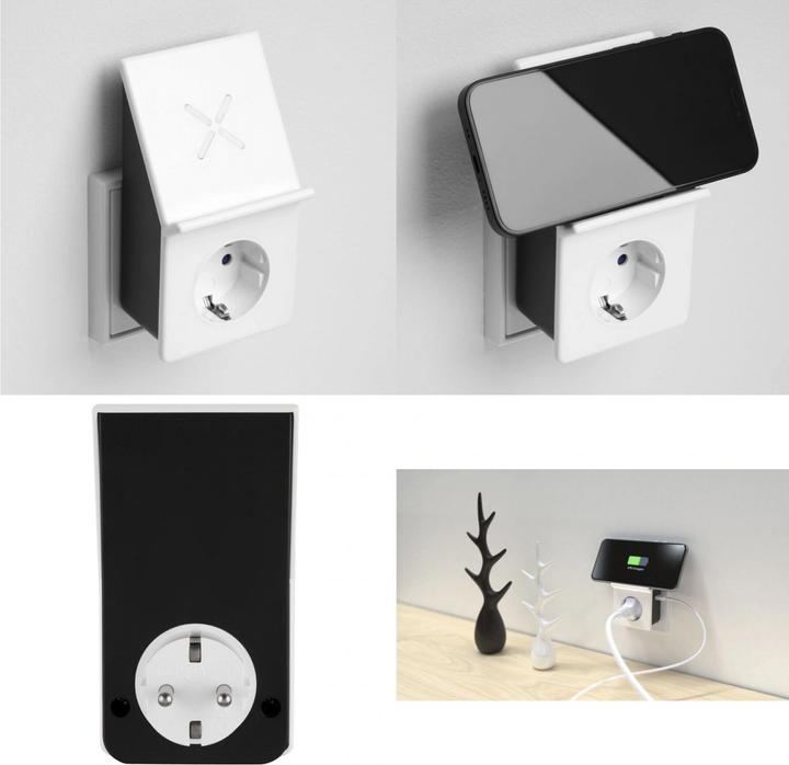 Immagine prodotto REV Adattatore di ricarica USB con ricarica wireless + 1x presa di corrente (10 W)