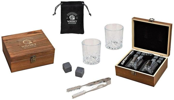 Actual product image G. Wurm Whiskey stone set, ice cube made of soapstone 2x2x (3 dl, 6 x, Whisky glass)