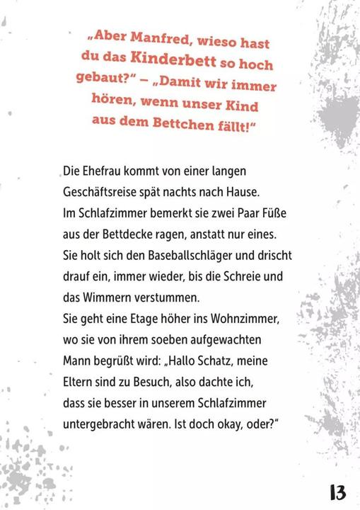 Image du produit Schwarze Witze: Böse, gemeine und politisch unkorrekte Witze und Cartoons (Allemand, Echantillon Mannfredt, 2020)