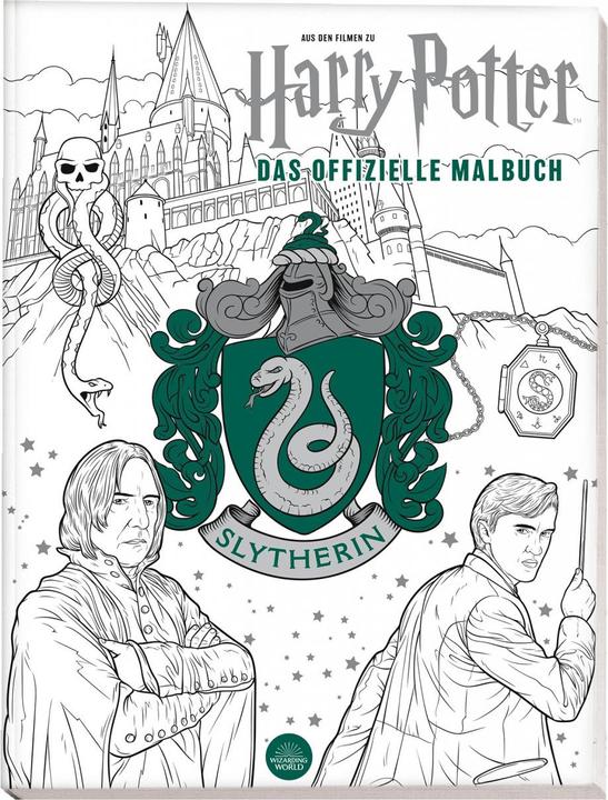 Actual product image Panini From the Harry Potter films: The Official Colouring Book: Slytherin