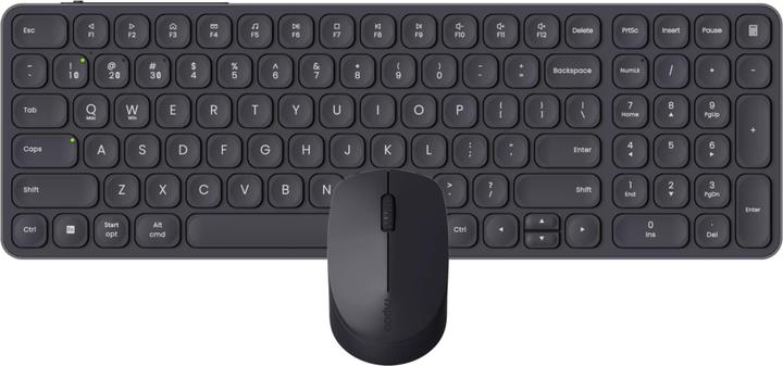 Produktbild Rapoo Kabelloses Multimodus-Deskset 9710M, QWERTZ, dunkelgrau (00228037) (DE, Kabellos)
