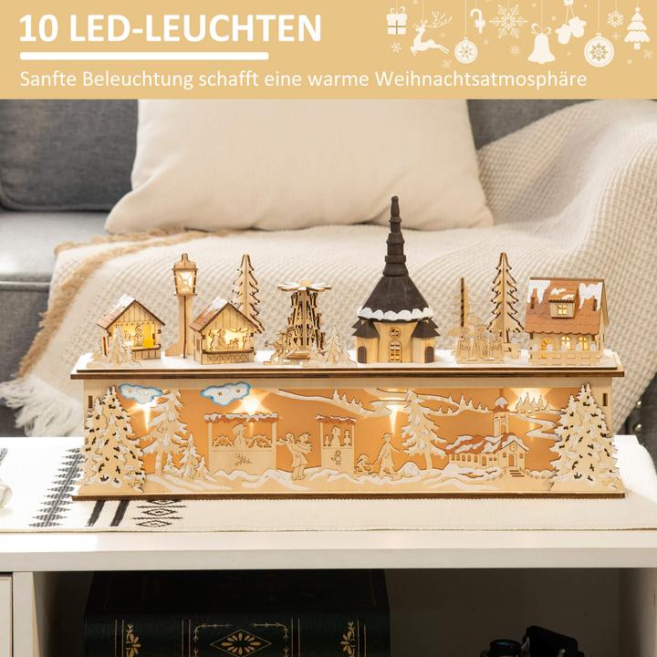 Actual product image Jamb Christmas Village 10 LED