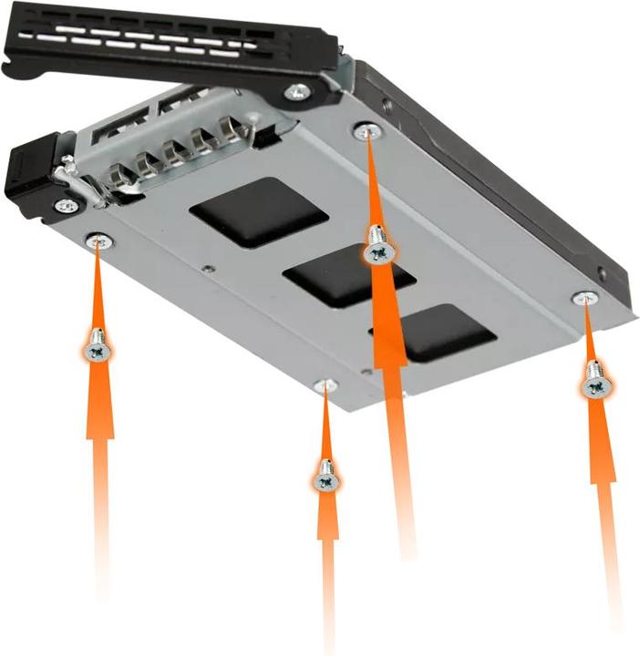 Actual product image Icy Dock removable frame 2x 2.5" MB992SK-B