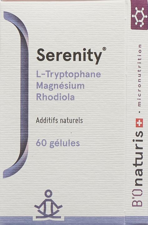 Actual product image B'Onaturis with tryptophan magnesium mines and rhodiola. (1 Piece, Capsules, 650 g)