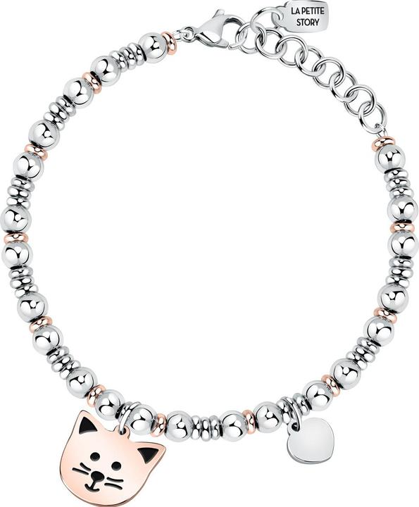 Produktbild La Petite Story Cute Bicolor Bracelet Family LPS05ASF69 (17 cm, Edelstahl, Emaille)