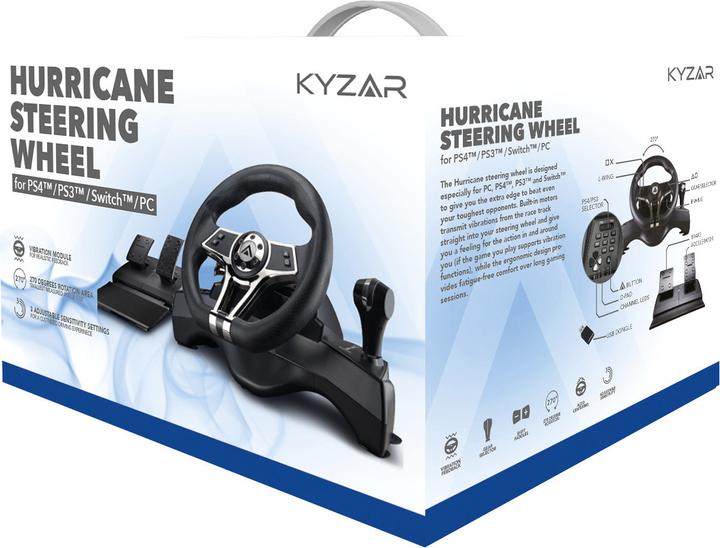 Image du produit Kyzar Molette de direction Playstation (PS3, PS4, Switch, PC)