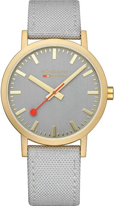Produktbild Mondaine Classic - von der Natur inspiriert - Ip Gold (Analoguhr, 40 mm)