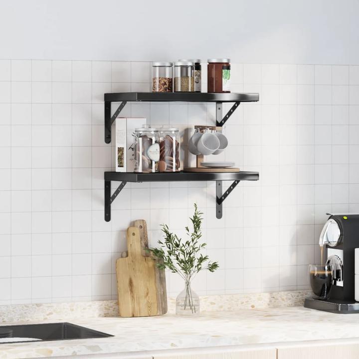 Actual product image VidaXL Wall shelves 2 pcs. Noble (50 x 30 x 3 cm)