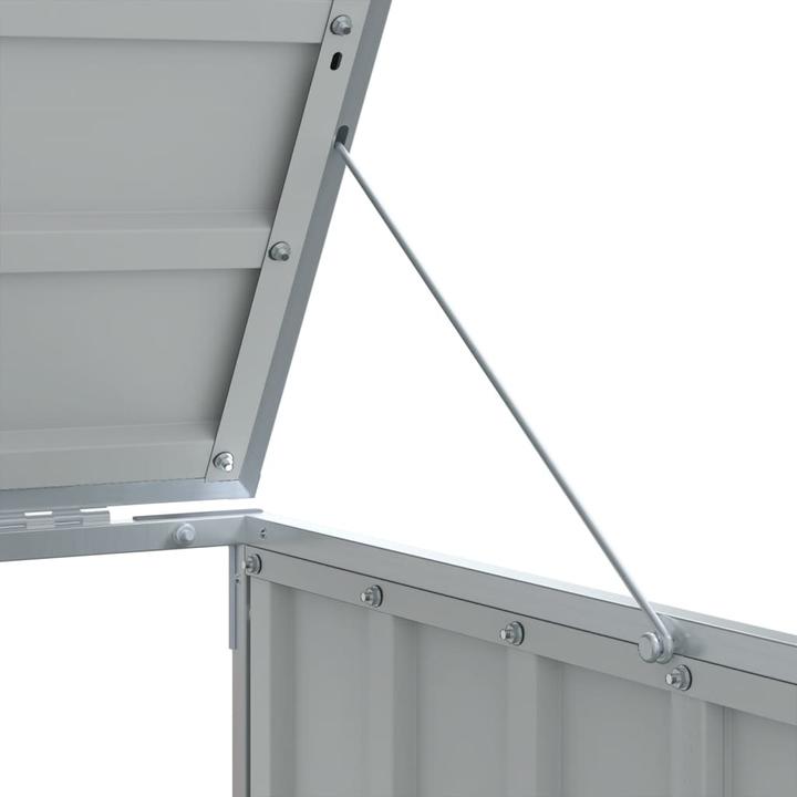 Produktbild VidaXL Mülltonnenbox für 3 Tonnen Anthrazit 216x81x115 cm Stahl