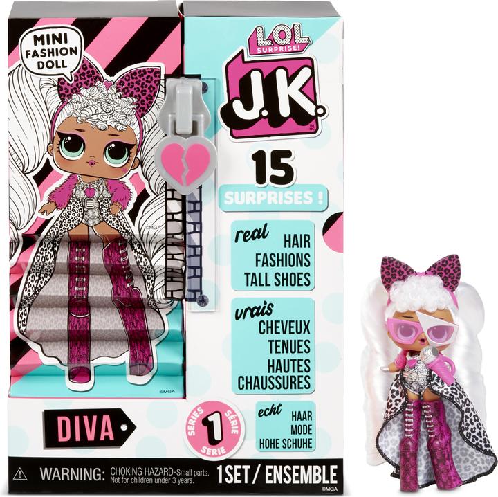 Produktbild MGA LOL JK Mini Fashion Doll Diva