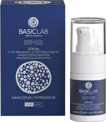 Produktbild BasicLab Esteticus Serum Moisturizing And Filling Serum With 10% Trehalose. 5% Peptide Snap-8 And (30 ml)