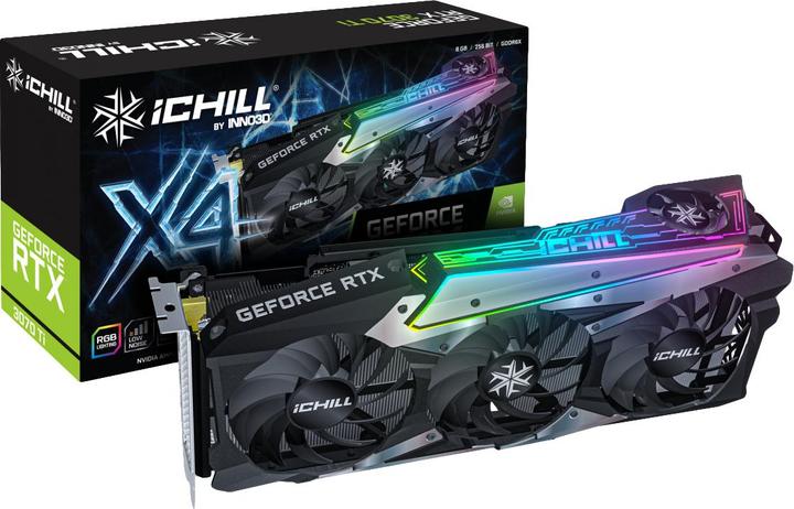 Actual product image Inno3D GeForce RTX 3070 Ti iChill X4 LHR (8 GB)