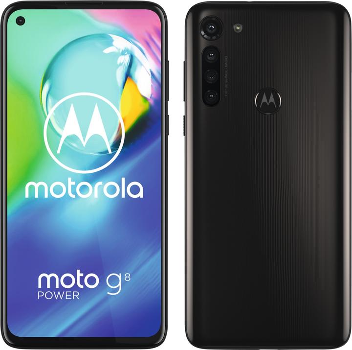 Produktbild Motorola Moto G8 Power (64 GB, Smoke Black, 6.40", Hybrid Dual SIM, 16 Mpx, 4G)