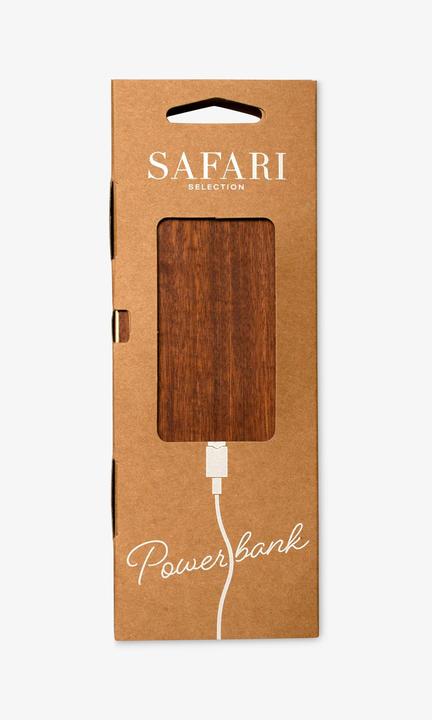 Produktbild Safari Selection Powerbank WOODCHARGER carminrot