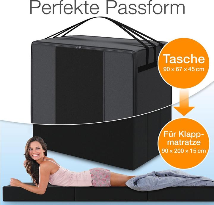 Actual product image Aktivshop Transporttasche für Klappmatratze (90 x 67 x 45 cm)
