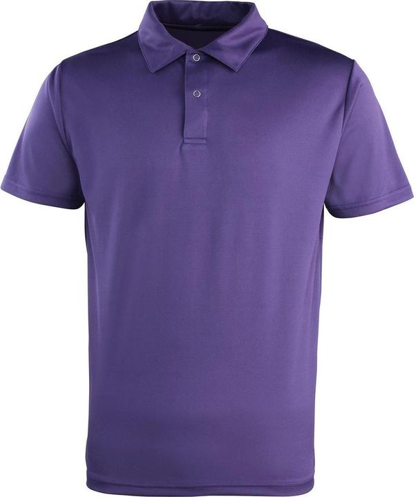 Actual product image Premier Unisex Adult Coolchecker Pique Polo Shirt (L)