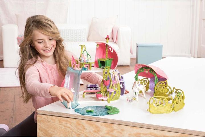 Produktbild Schleich Glitzerndes Blütenhaus mit Einhörnern, See und Stall