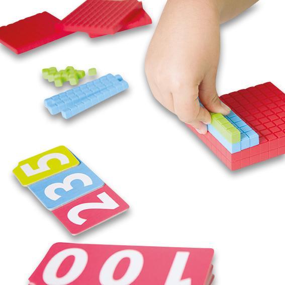 Image du produit Akros Interdidact Grands nombres - Kit d'apprentissage de la base dix (Français)