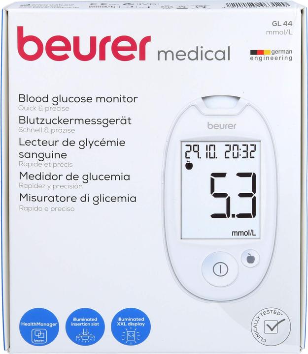 Immagine prodotto Beurer Gl44 (Glucometro)