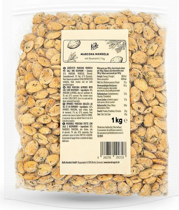 Image du produit KoRo Amandes Marcona grillées au sel et au romarin (1000 g)