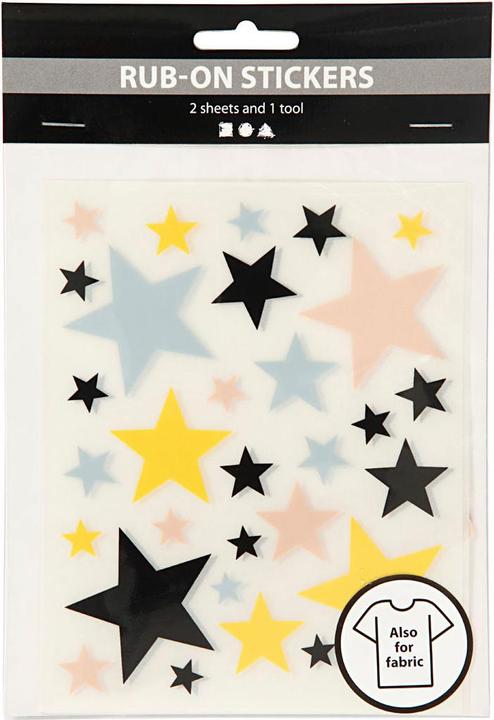 Creativ Company Adesivi gratta e vinci stelle, 2 fogli