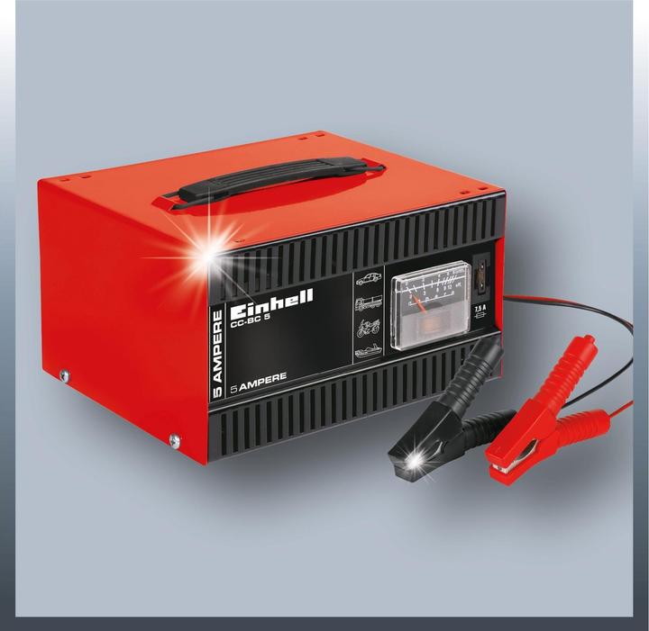 Immagine prodotto Einhell Caricabatterie automatico (12V, 5 A)