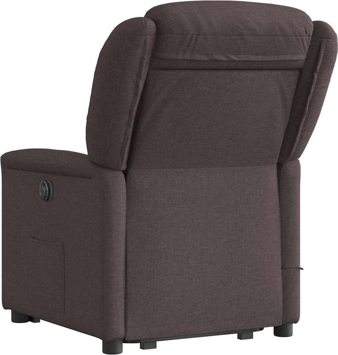 Produktbild VidaXL Massagesessel mit Aufstehhilfe Dunkelbraun Stoff