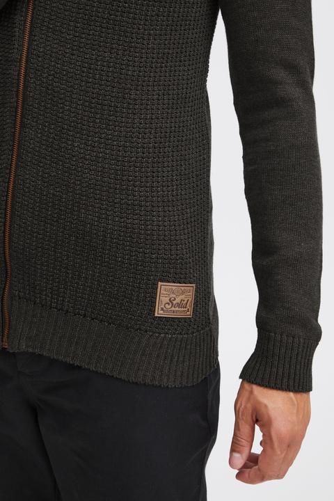Actual product image Solid Tristian Men's Cardigan (XL)