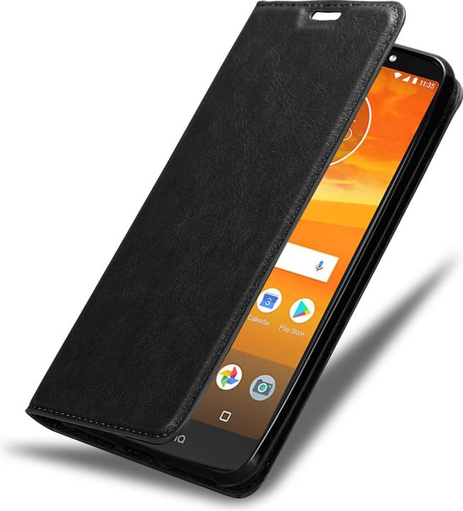 Actual product image Cadorabo Book Invisible Magnet Cover (Motorola Moto E5 Plus)
