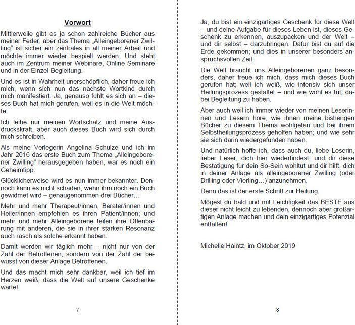 Image du produit Un jumeau né seul? (Allemand, Michelle Haintz, 2020)