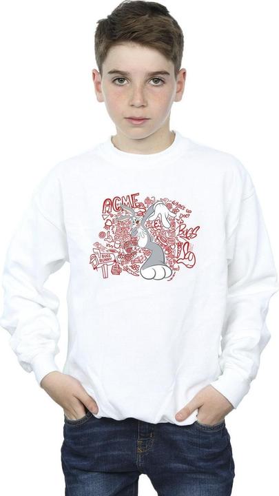 Immagine prodotto Looney Tunes ACME Doodles Bugs Bunny Felpa Ragazzi (104)