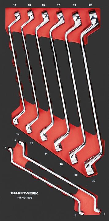 Kraftwerk Doppelringschlüsselsatz Einlage