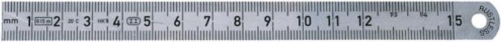 Actual product image Orion Scale made of spring steel strip Length 200 mm stainless PU: 10