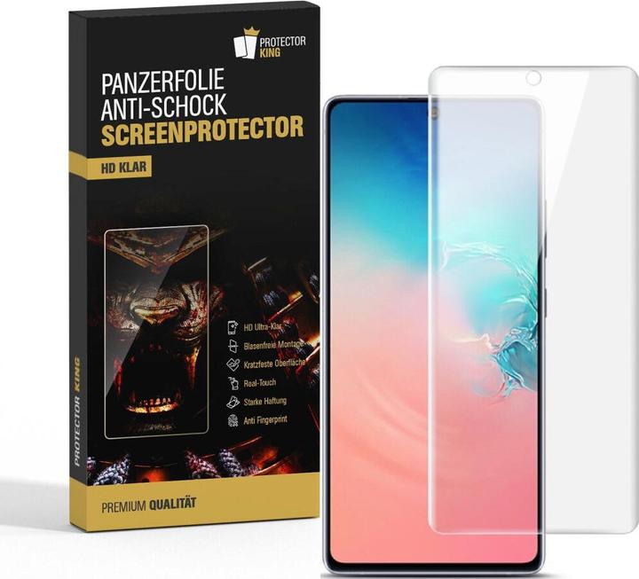 Actual product image Protectorking 3x Panzerfolie Anti-Shock HD Klar (3 Piece, Samsung Galaxy Note 10 Lite)