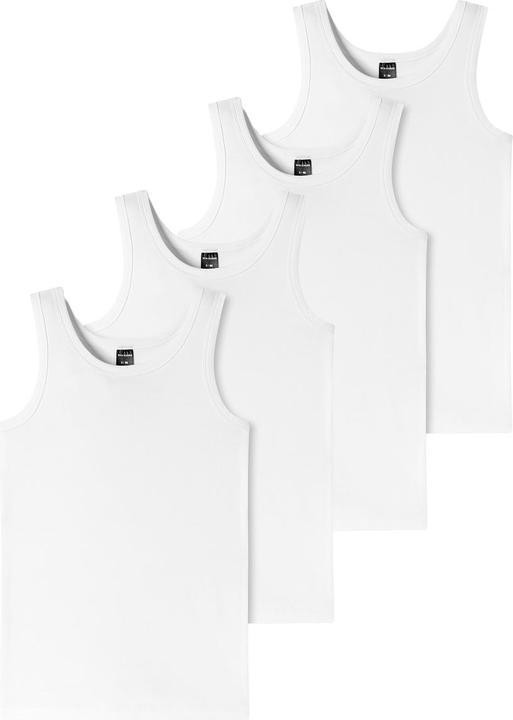 Immagine prodotto Schiesser Confezione da 4 ragazzi adolescenti - Maglia intima in cotone organico 95/5 (164)