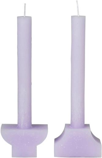Image du produit Broste Copenhagen Figure candles Pilas - Light Purple