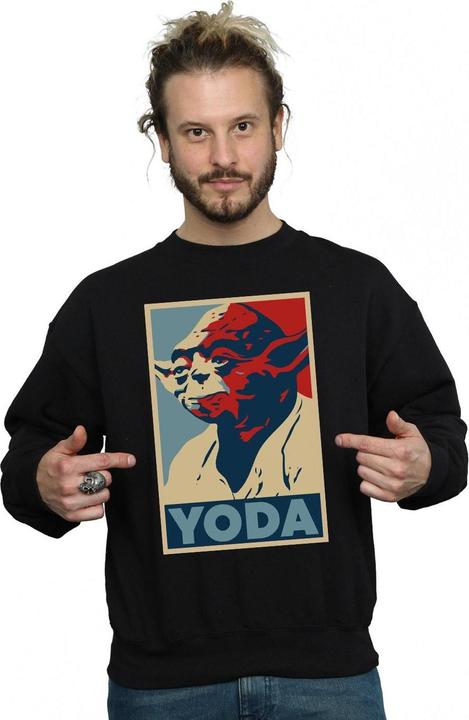 Immagine prodotto Star Wars Yoda Poster Felpa Uomo (XXL)