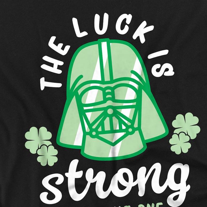 Immagine prodotto Star Wars Strong Luck Maglietta Giorno di San Patrizio Darth Vader Adulto Unisex (XL)